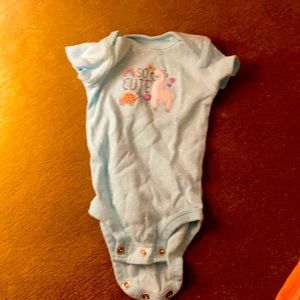 A New born plus 0-3 set of onesies
